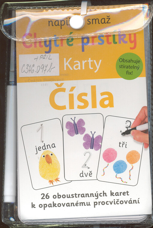 Chytré prstíky + karty. Čísla