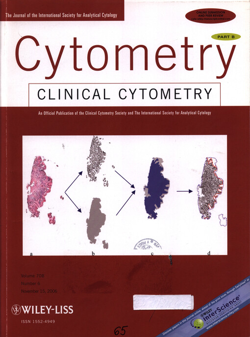 Cytometry : the journal of the International Society for Analytical Cytology. Part B, Clinical cytometry
