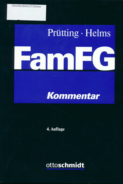 FamFG : Gesetz über das Verfahren in Familiensachen und in den Angelegenheiten der freiwilligen Gerichtsbarkeit : Kommentar