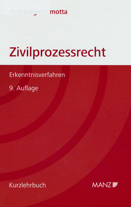 Grundriss des österreichischen Zivilprozessrechts : Erkenntnisverfahren