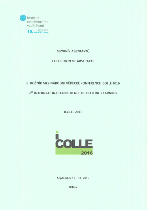 Sborník abstraktů z mezinárodní vědecké konference ICOLLE ... = Collection of abstracts of International Scientific Conference ICOLLE ...