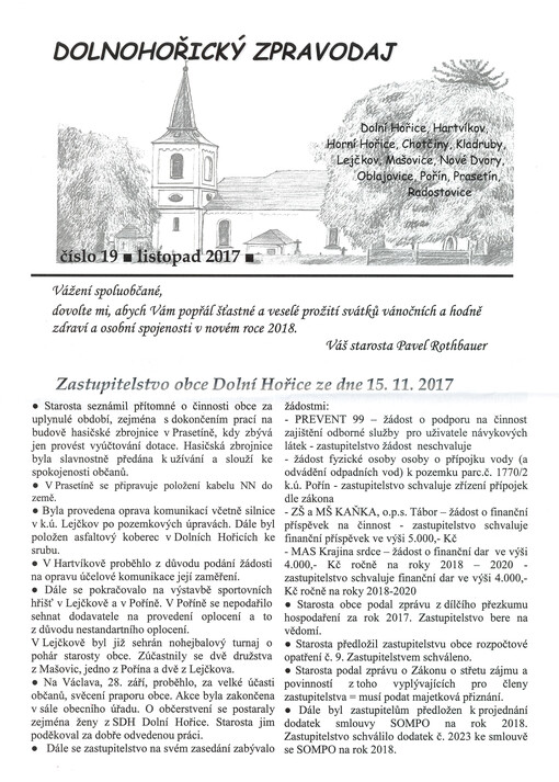 Dolnohořický zpravodaj