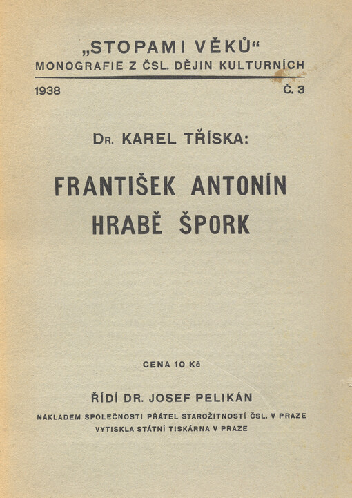 František Antonín hrabě Špork