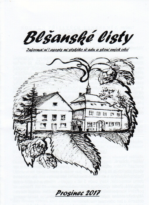 Blšanské listy : informační časopis obecního úřadu a sloučených obcí