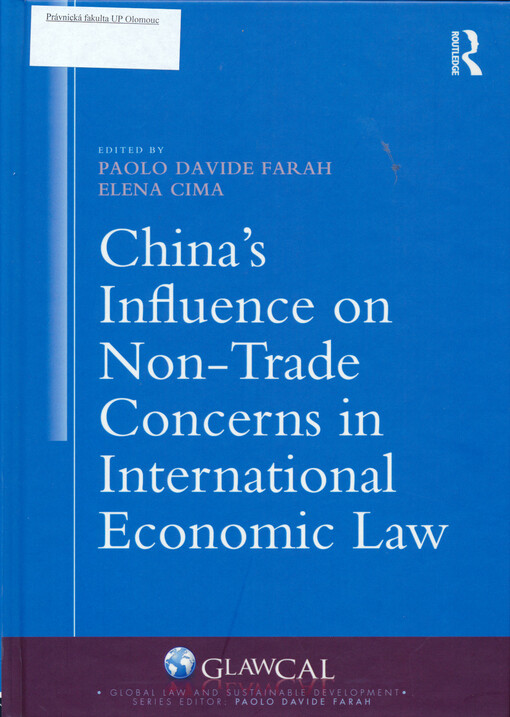 China's influence on non - trade concerns in international economic law