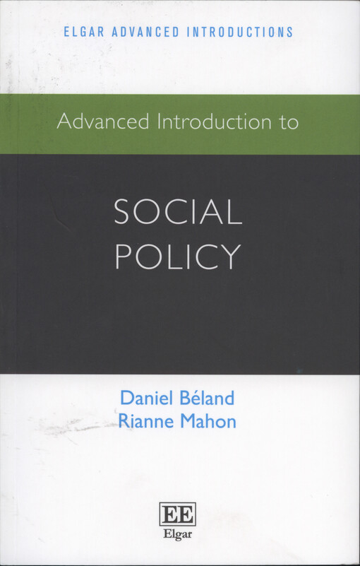 Advanced introduction to social policy