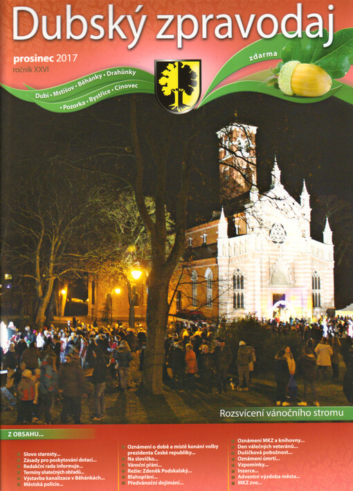 Dubský zpravodaj : informace pro občany města Dubí