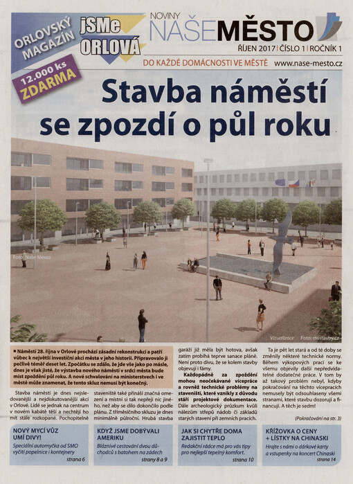 Naše město : orlovský magazín : noviny