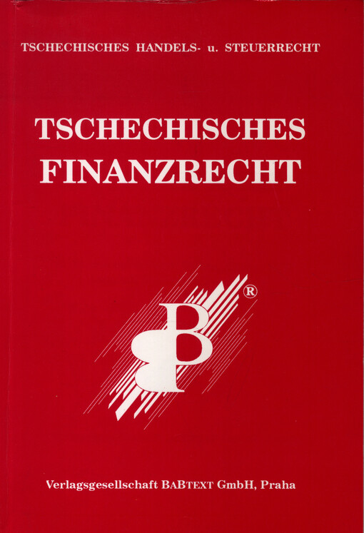 Tschechisches Finanzrecht