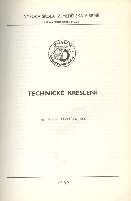 Technické kreslení