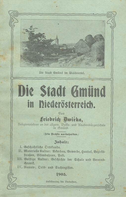 Die Stadt Gmünd in Niederösterreich
