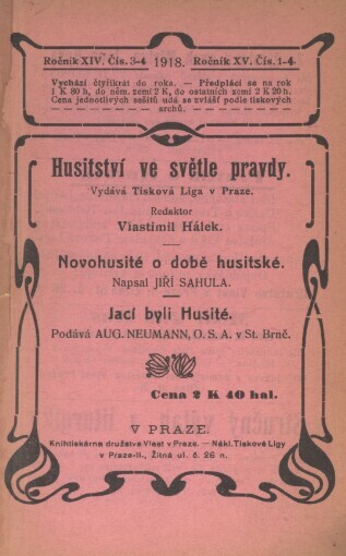 Novohusité o době husitské