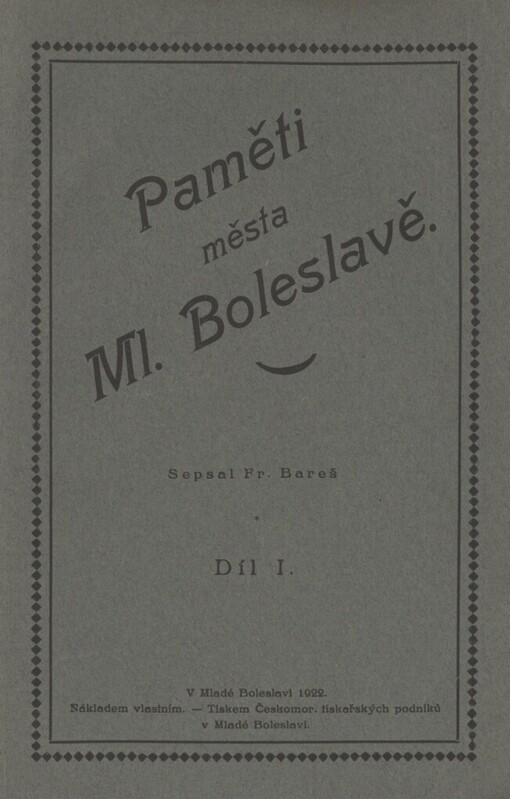 Paměti města Ml. Boleslavě