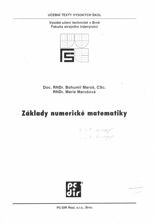 Základy numerické matematiky