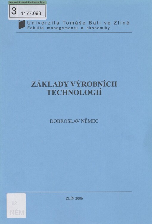 Základy výrobních technologií
