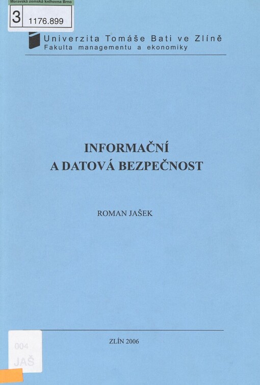 Informační a datová bezpečnost