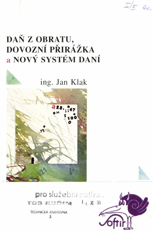 Daň z obratu, dovozní přirážka a nový systém daní, 1. vyd.