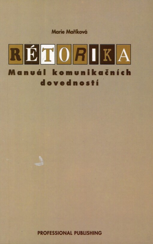 Rétorika: manuál komunikačních dovedností