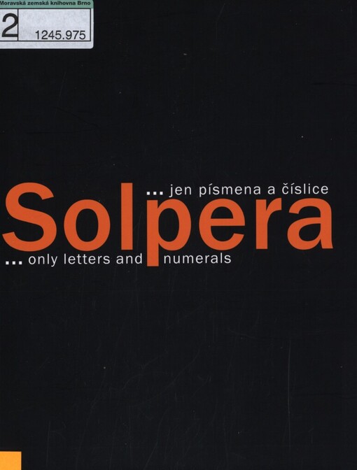 Solpera: --jen písmena a číslice = --only letters and numerals
