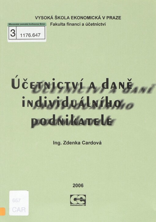 Účetnictví a daně individuálního podnikatele