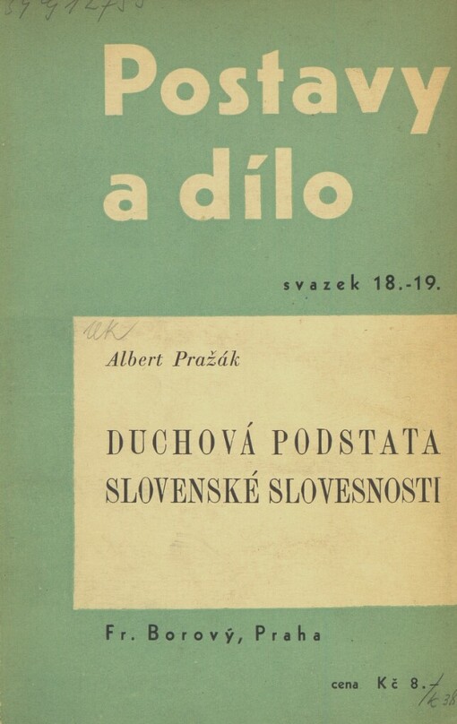 Duchová podstata slovenské slovesnosti