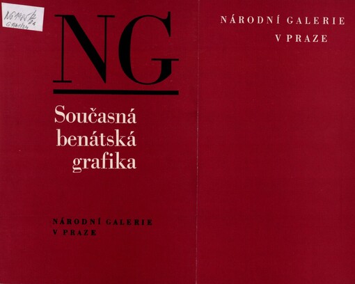 Současná benátská grafika :katalog výstavy, Praha, Královský letohrádek, březen - duben 1985