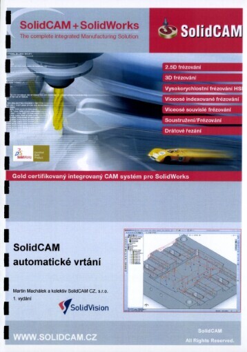 SolidCAM automatické vrtání