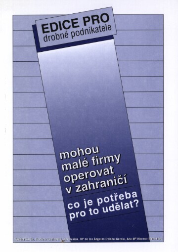 Mohou malé firmy operovat v zahraničí, co je potřeba pro to udělat?