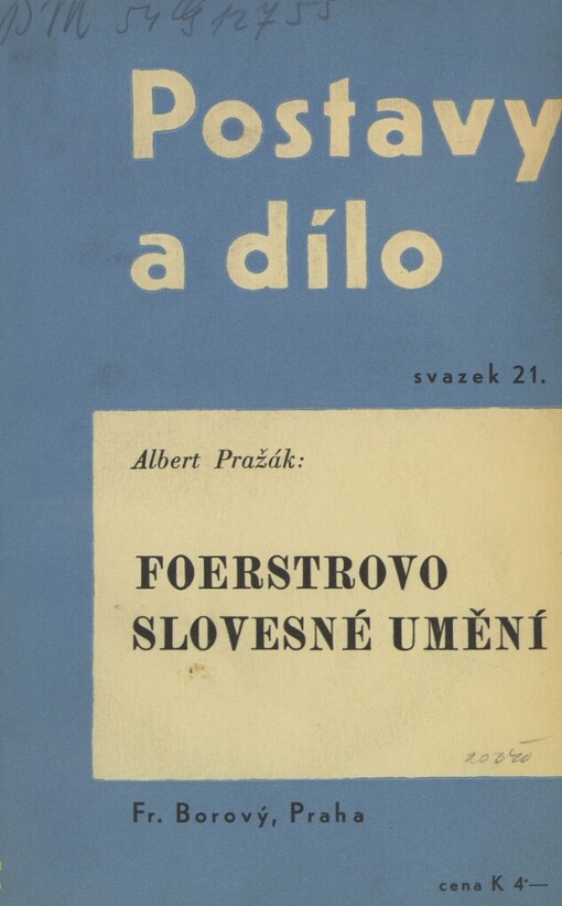 Foerstrovo slovesné umění