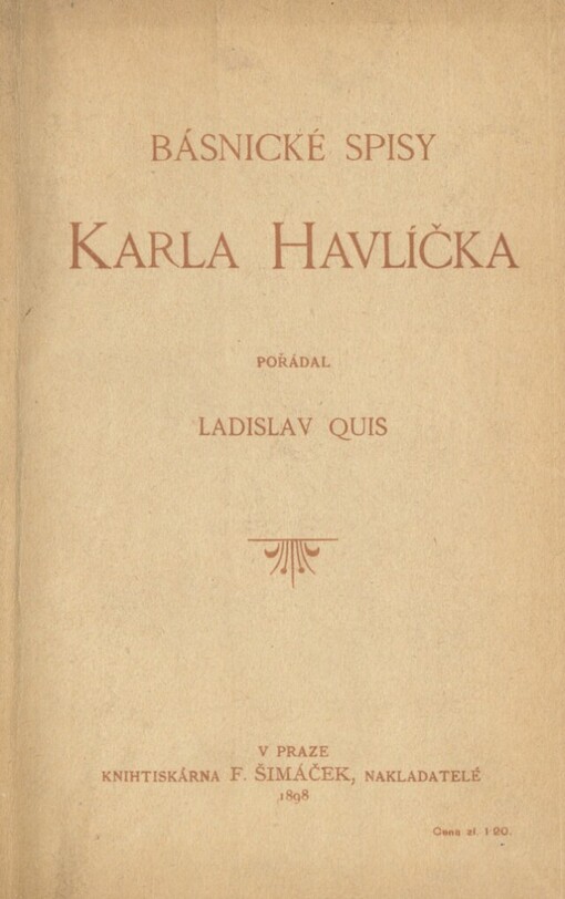 Básnické spisy Karla Havlíčka