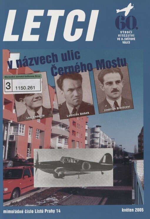 Letci v názvech ulic Černého Mostu