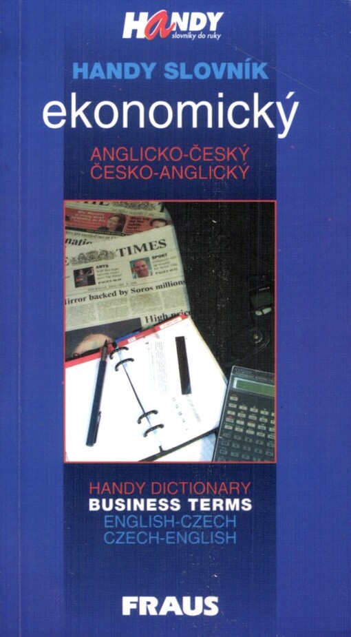 Handy slovník ekonomický anglicko-český, česko-anglický