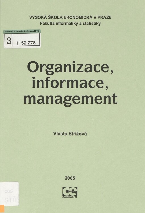 Organizace, informace, management