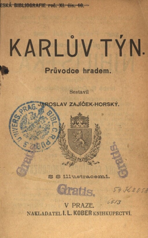 Karlův Týn :průvodce hradem