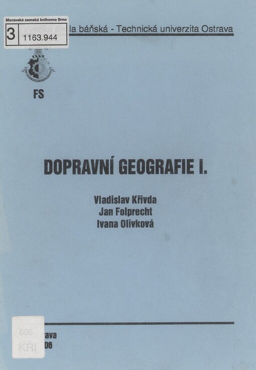 Dopravní geografie I