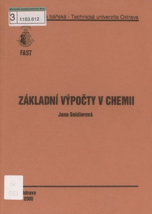 Základní výpočty v chemii