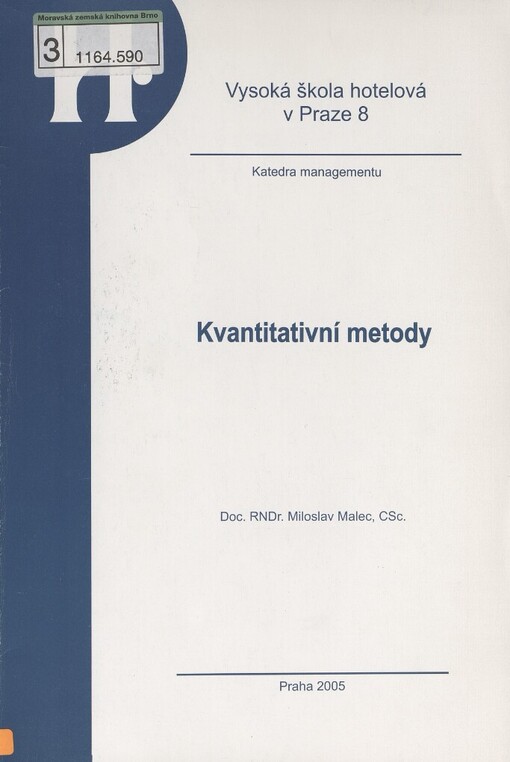 Kvantitativní metody