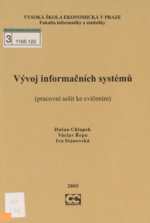 Vývoj informačních systémů: (pracovní sešit ke cvičením)