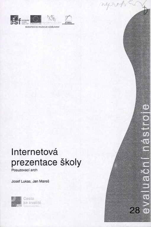 Internetová prezentace školy :posuzovací arch
