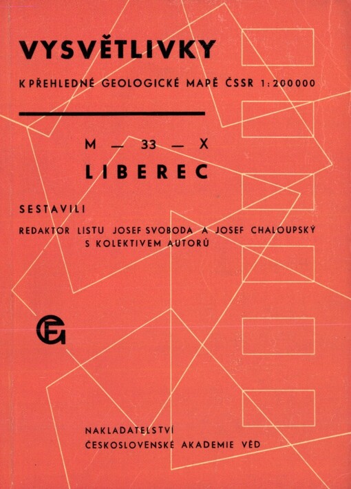 Vysvětlivky k přehledné geologické mapě ČSSR [měřítko] 1:200000 M - 33 - X Liberec