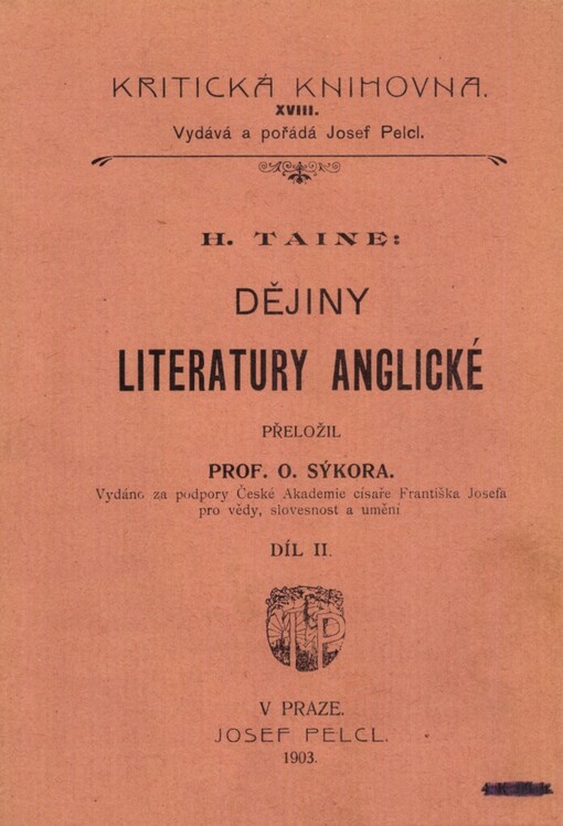 Dějiny literatury anglické