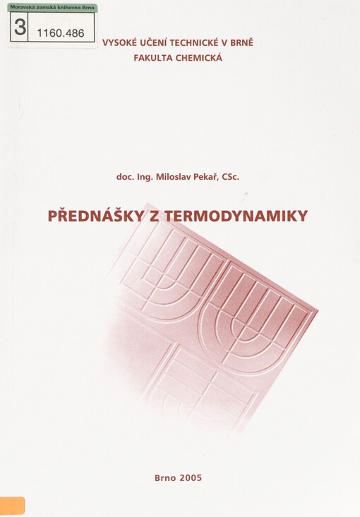 Přednášky z termodynamiky