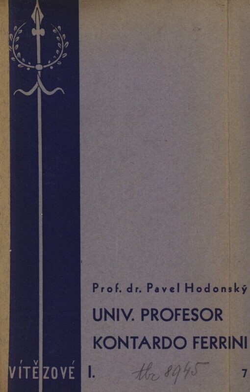 Univ. profesor Kontardo Ferrini
