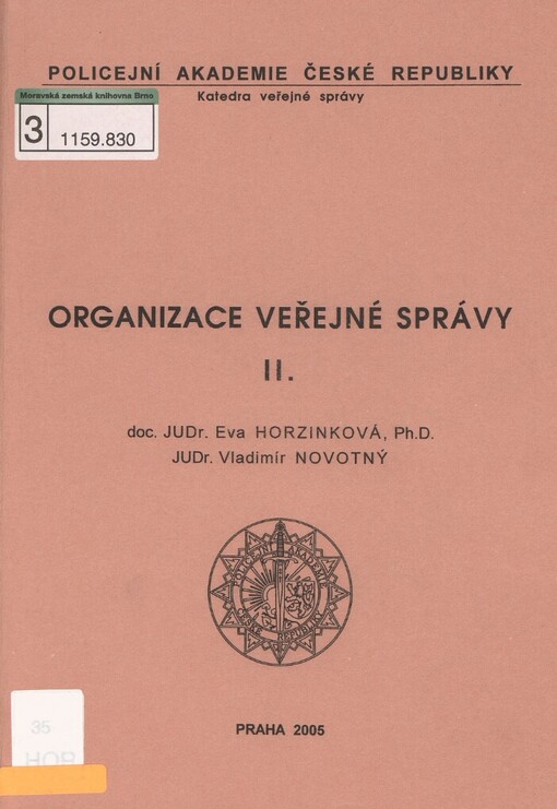 Organizace veřejné správy II