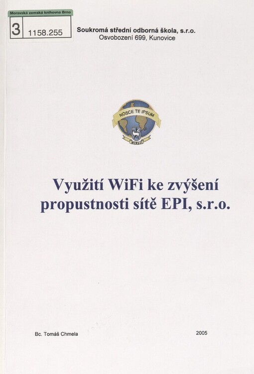 Využití WiFi ke zvýšení propustnosti sítě EPI, s.r.o