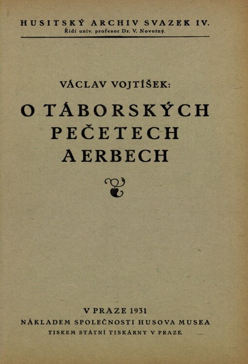 O táborských pečetech a erbech