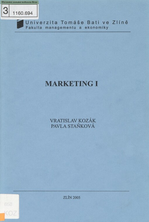 Marketing I