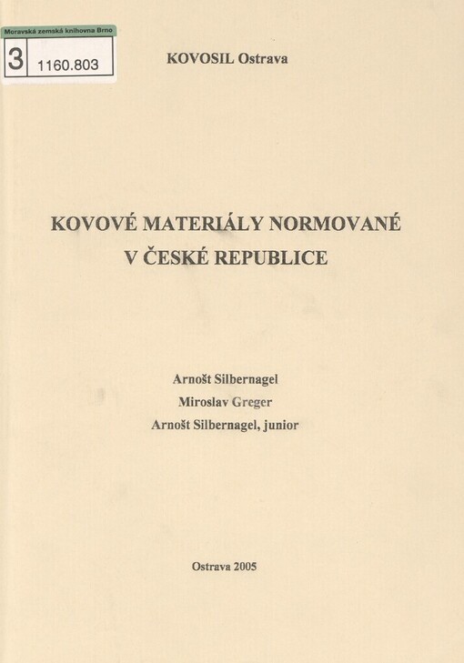 Kovové materiály normované v České republice