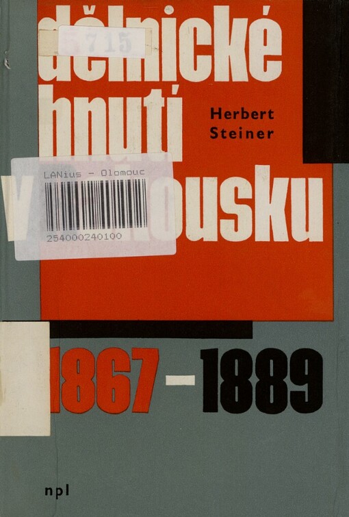 Dělnické hnutí v Rakousku 1867-1889