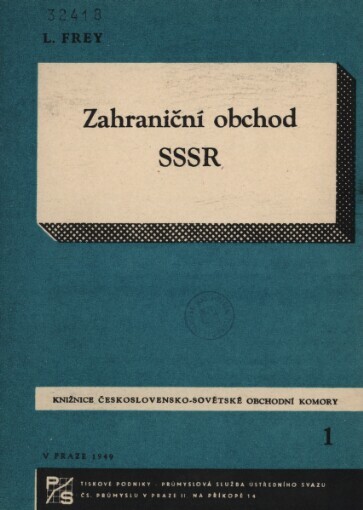 Zahraniční obchod SSSR: překlad statě z Veliké sovětské encyklopedie